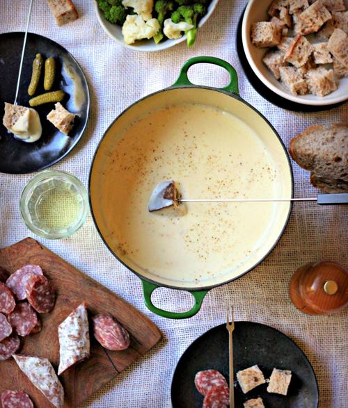 Alpkäse-Fondue