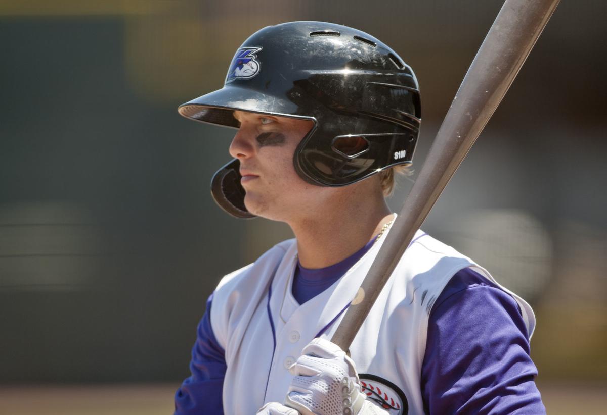 Steele Walker, the 46th overall pick in last year's MLB Draft, enjoying