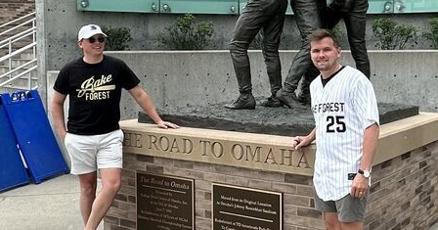 Notre Dame football fan comes to Omaha to support Wake Forest Notre Dame football fan comes to Omaha to support Wake Forest