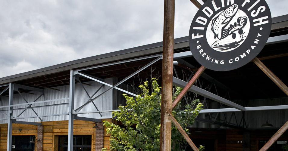 See soccer fans cheer United States soccer at Fiddlin' Fish brewery in Winston-Salem