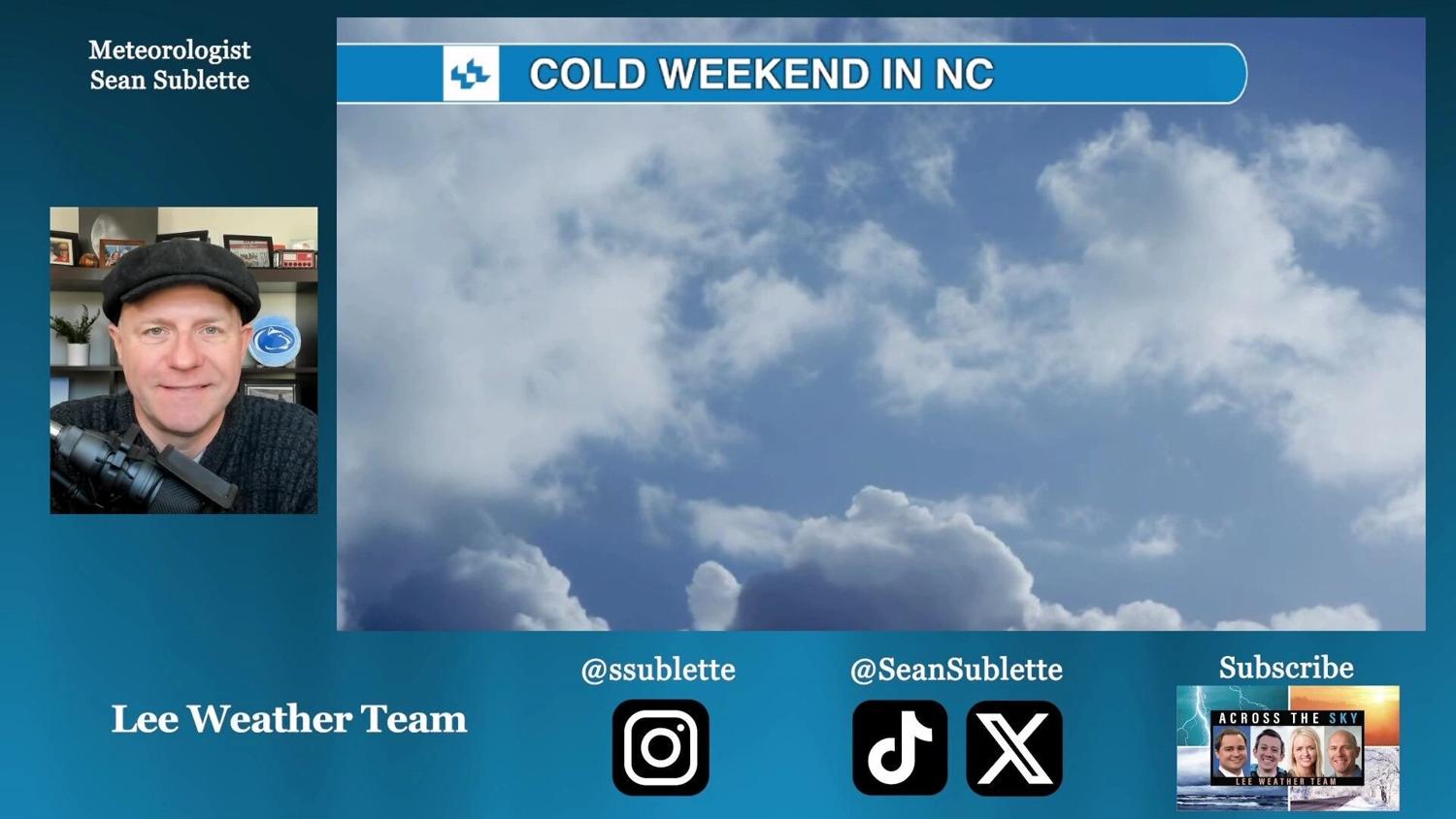 Coldest weekend of the winter in NC How low will it go?