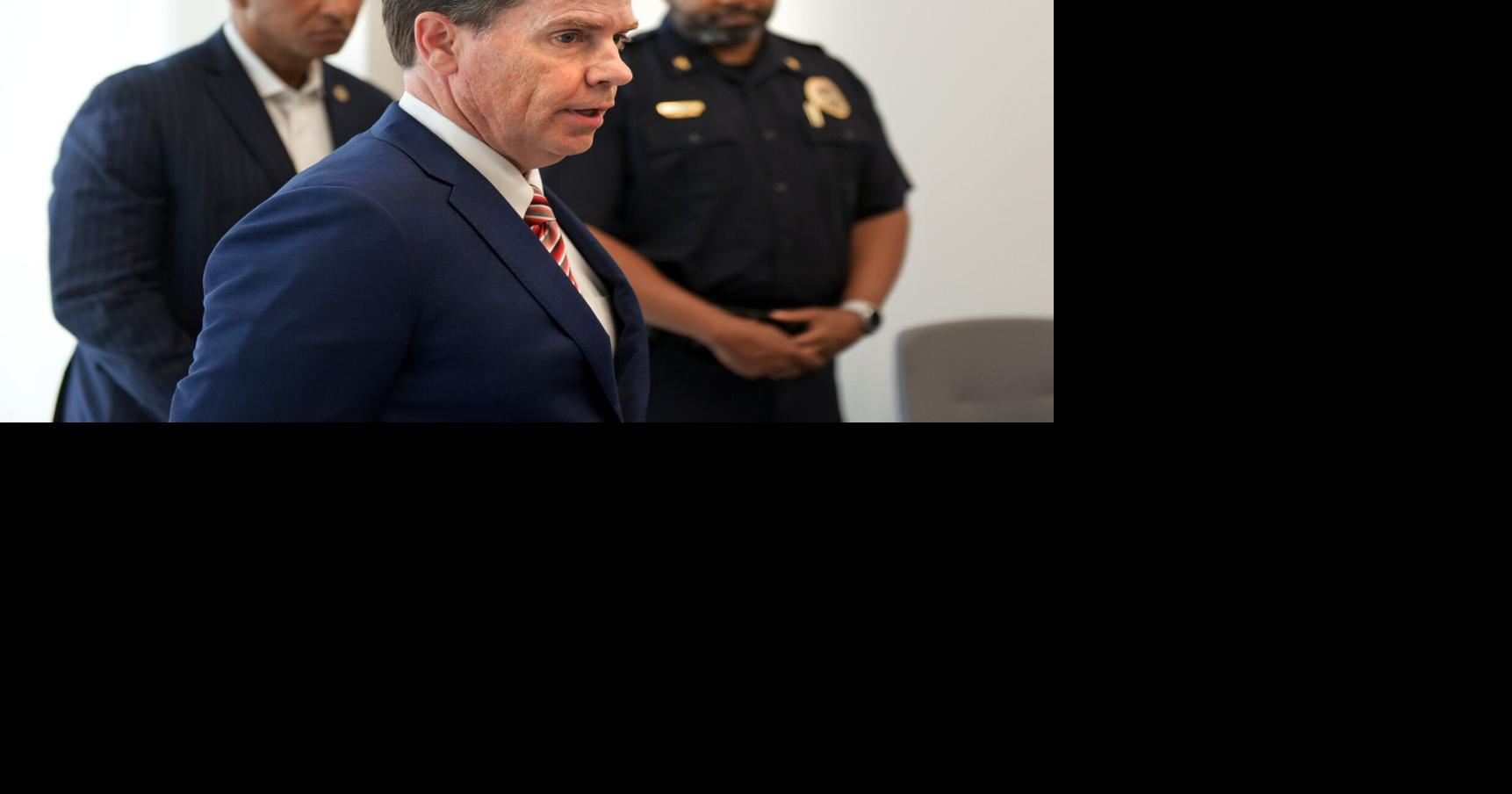 PHOTOS Local law enforcement officials speak about Parkland teacher