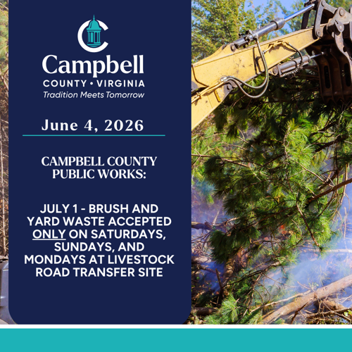 Changes to Yard Waste Collection Days at Livestock Road Transfer Site