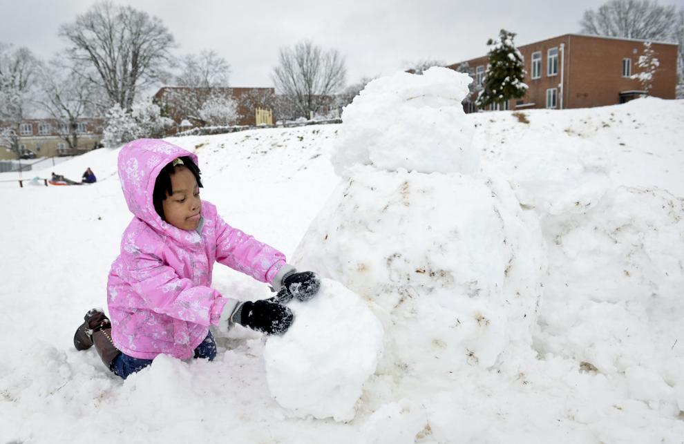 Wet snow blankets WinstonSalem