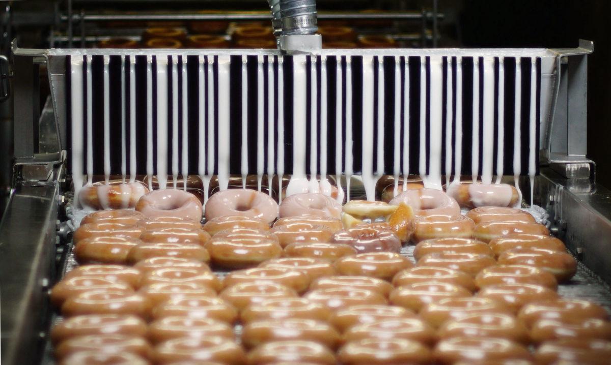 Krispy Kreme turns glazed waterfall into BOGO bar code