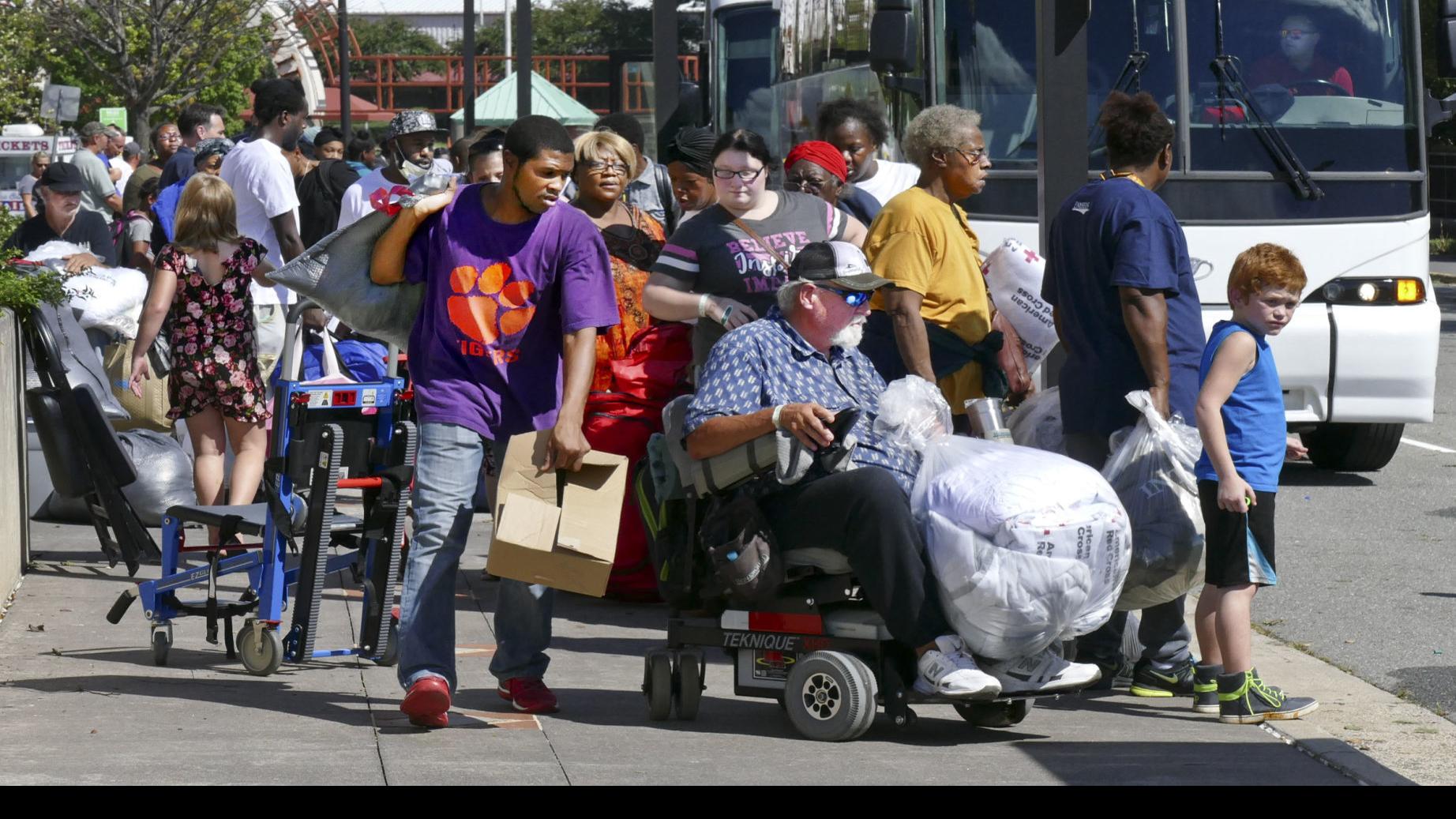 Hurricane Florence Evacuees Leave Winston Salem For Shelters Closer To Home As Authorities Monitor Swollen Yadkin River Local News Journalnow Com