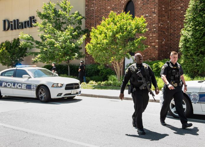 How often are police called to Hanes Mall?