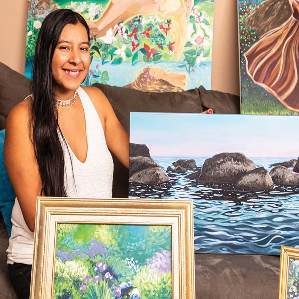 Immersed In Nature Artist Carolina Lara Corona Depicts The Earth