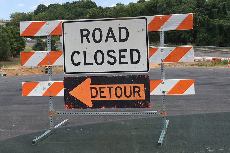 Roads closed in downtown WinstonSalem due to 2 water main breaks