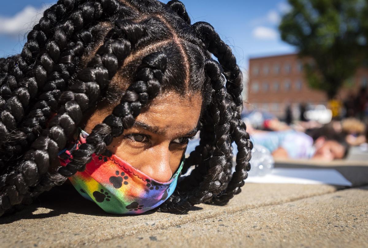 Hundreds Of Protesters March Through Downtown Winston Salem
