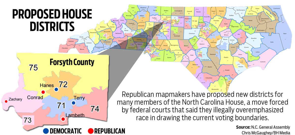 Plan shifts Forsyth County district lines Elections