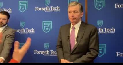 PHOTOS: Gov. Roy Cooper visits Forsyth Tech to discuss Longleaf Commitment - Vimarsana News
