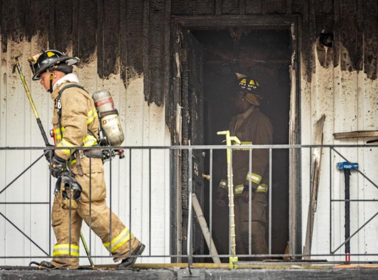 Firefighters battle apartment fire in WinstonSalem
