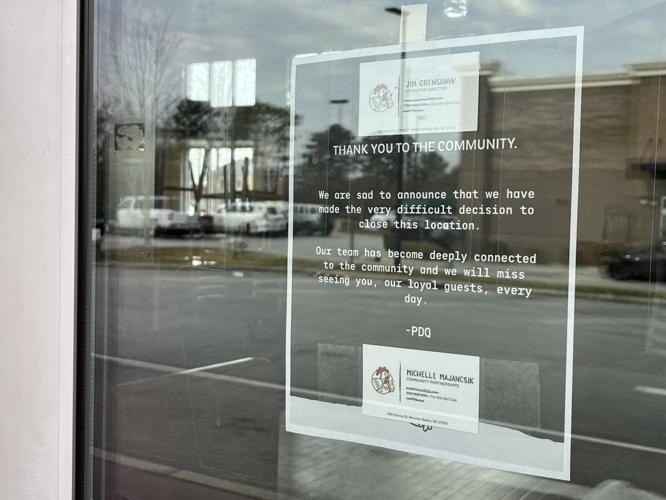 PDQ closes WinstonSalem restaurant