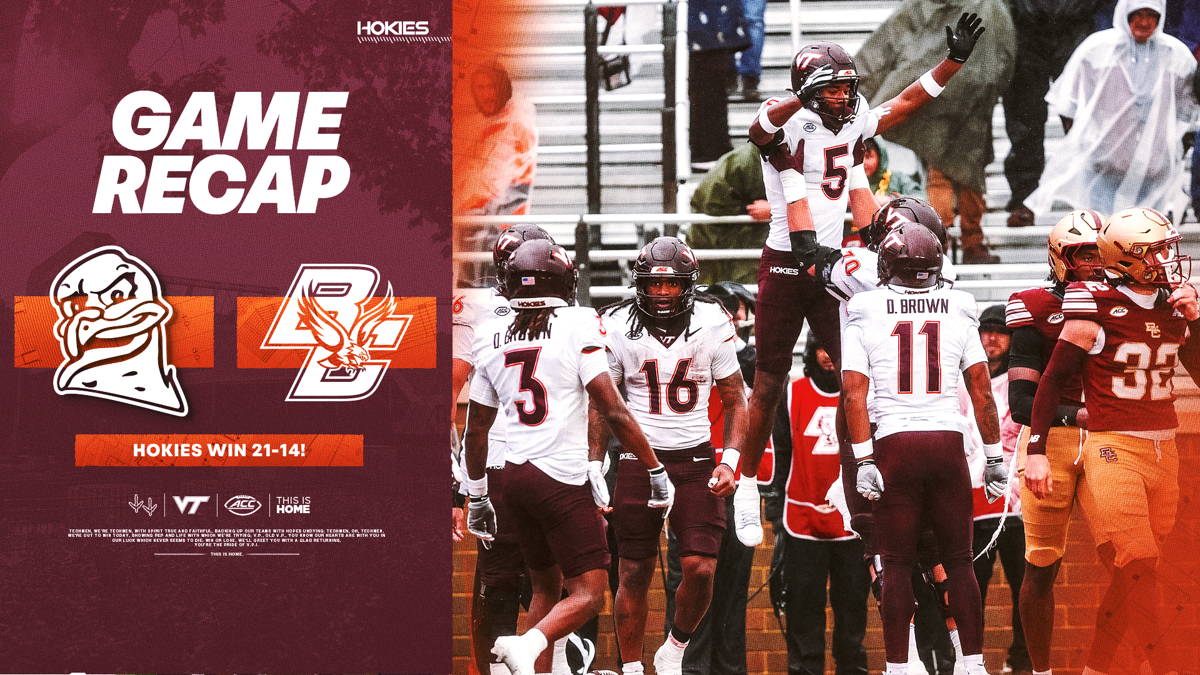 Late scores by Jackson, Overton Jr. propel Hokies to 21-14 victory Saturday afternoon