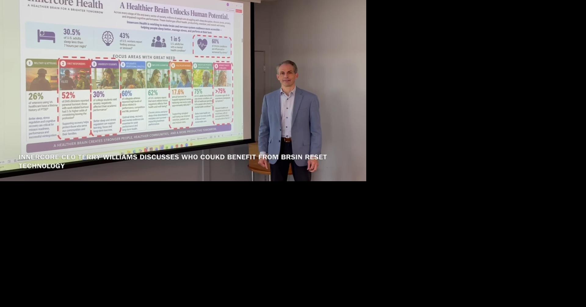 Innercore CEO Terry Williams discusses groups who can benefit from ...