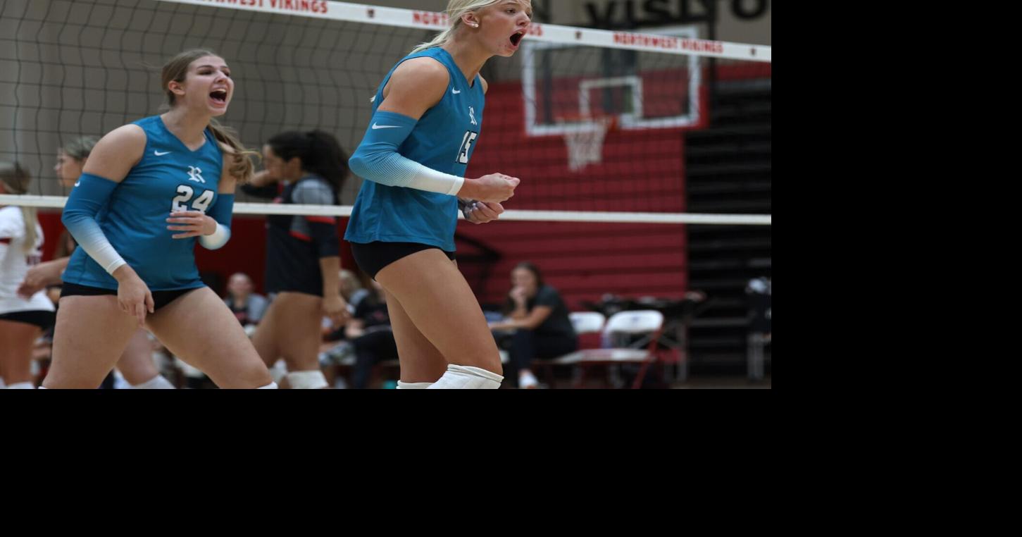 See photos of Reagan volleyball's win over Northwest Guilford