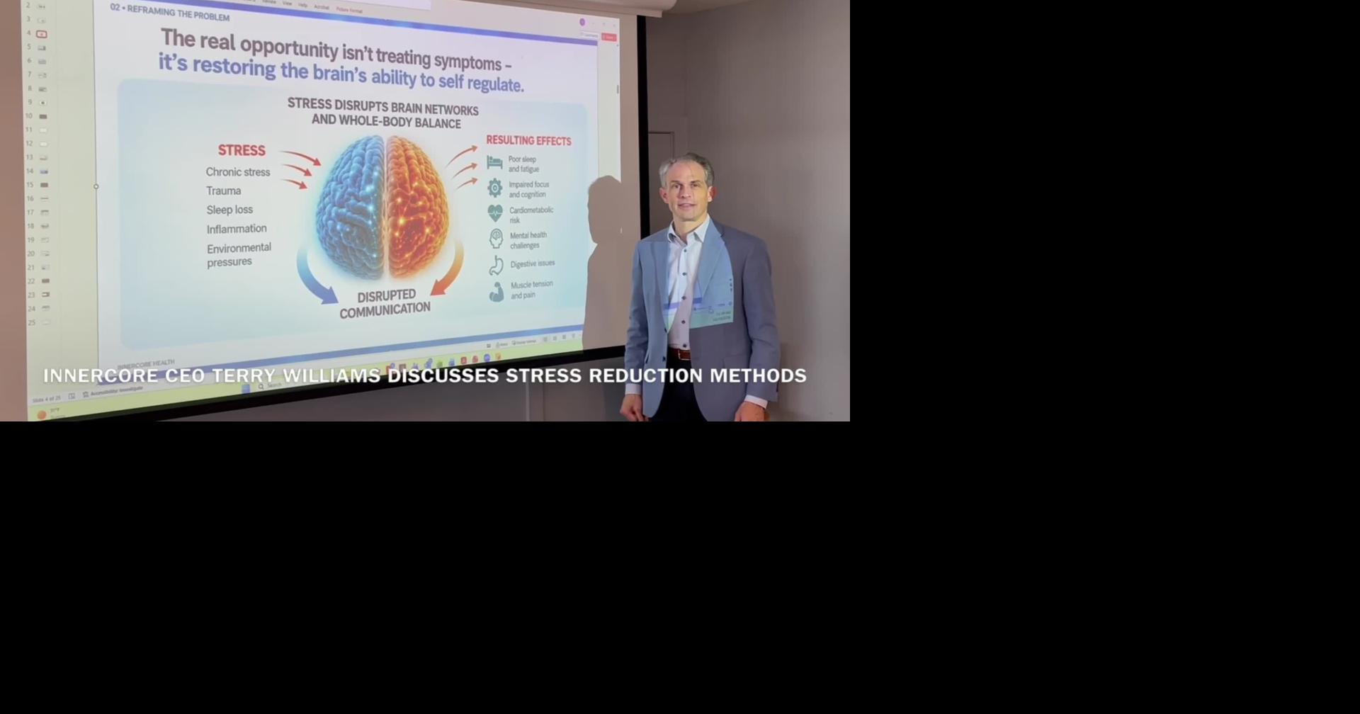 Innercore CEO Terry Williams discusses role of stress to the brain