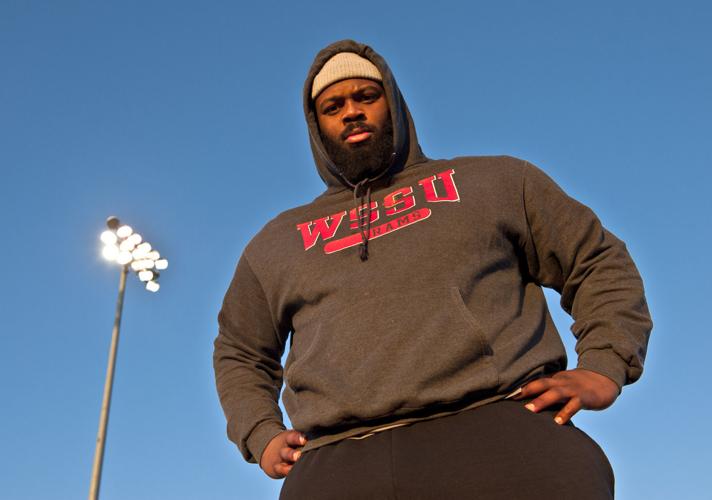 'Football saved me.' WSSU offensive lineman Te'Korey Smith is back on