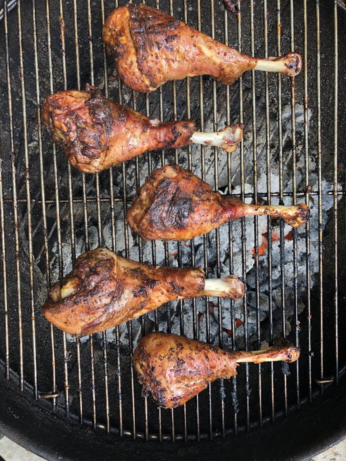 Michael Hastings Grilled turkey legs offer a taste of the fair