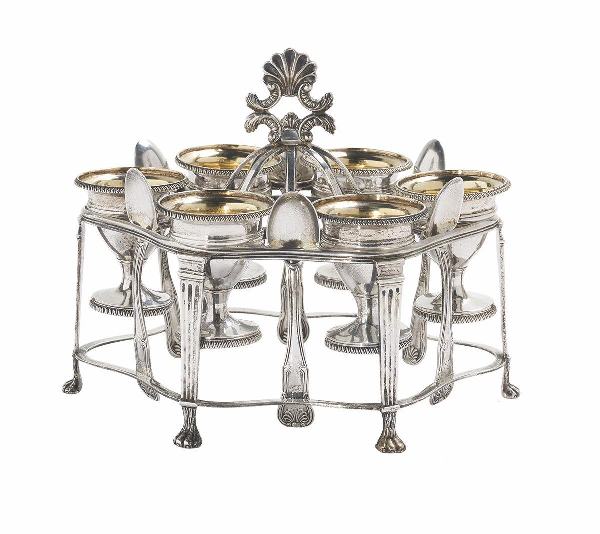 Egg cup rack