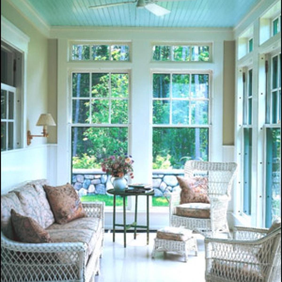 Smilin At Me Blue Porch Ceilings May Have Been Born In S C Smilin At Me Blue Porch Ceilings May