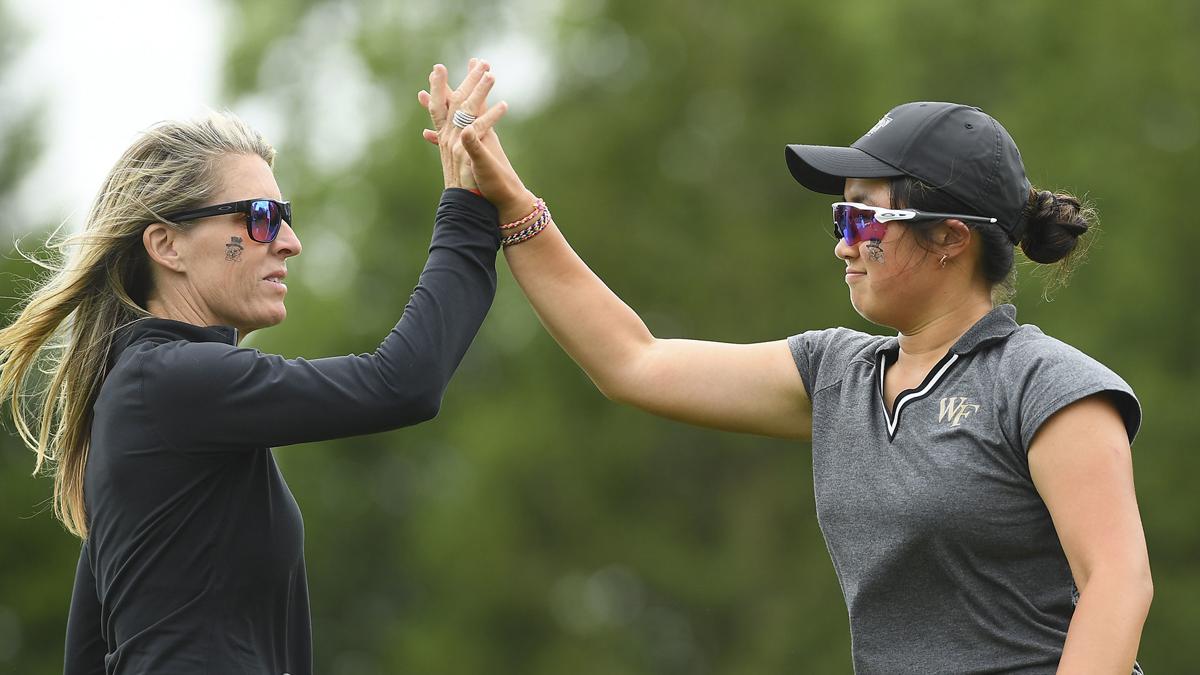 wake women golf 032620 lewellen liu