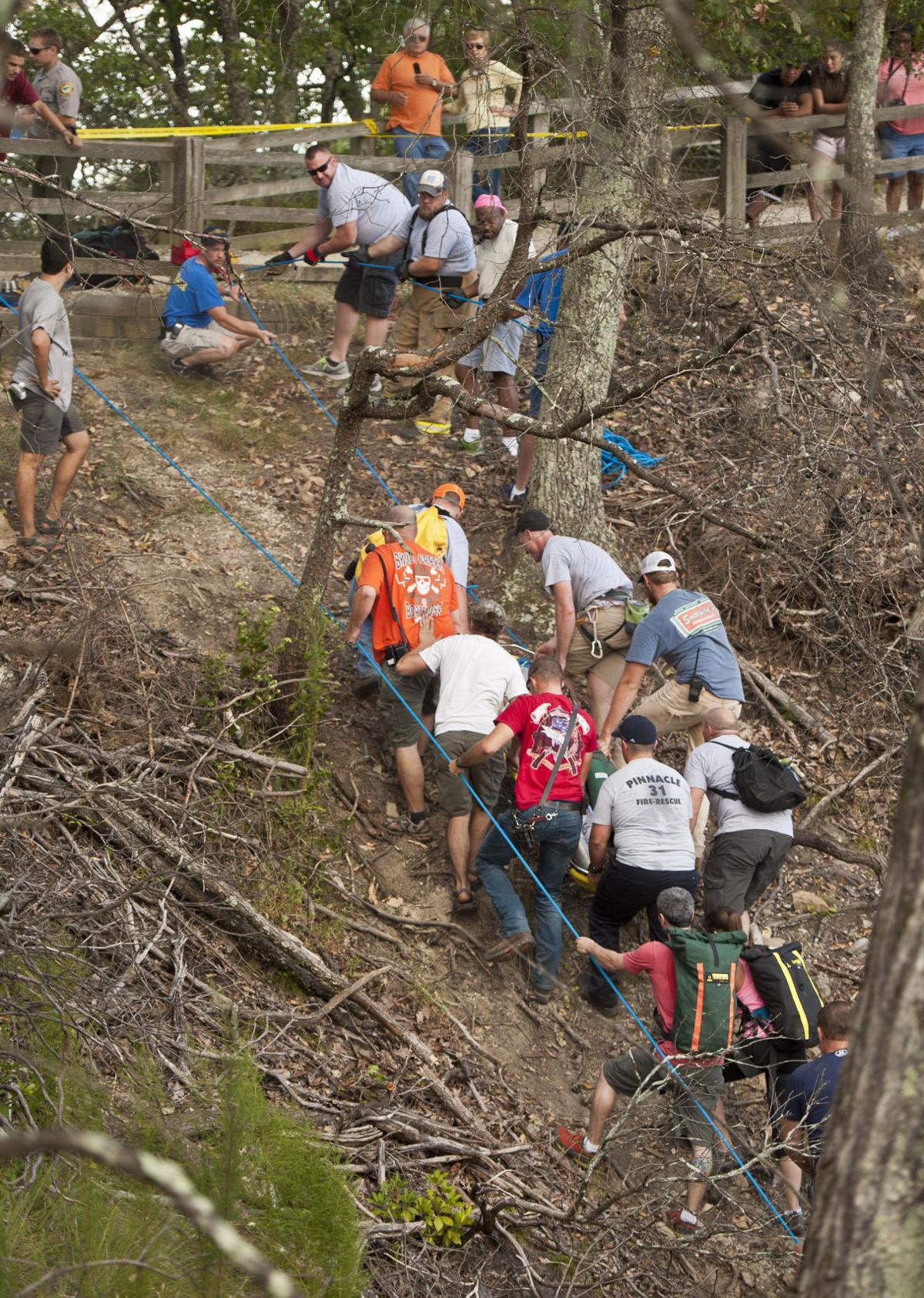 Rock climber injured in fall at Pilot Mountain is in stable condition