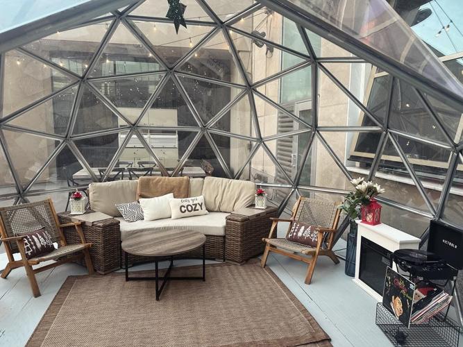 Katharine offers dining in globes, gondolas for winter