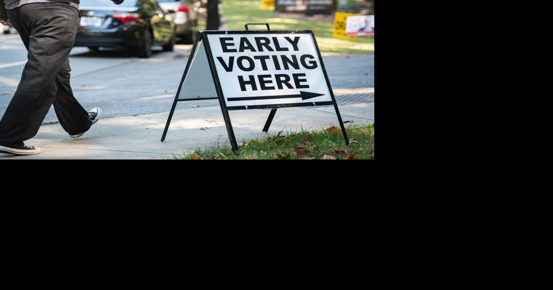 Close to half of Forsyth County's voters have cast ballots