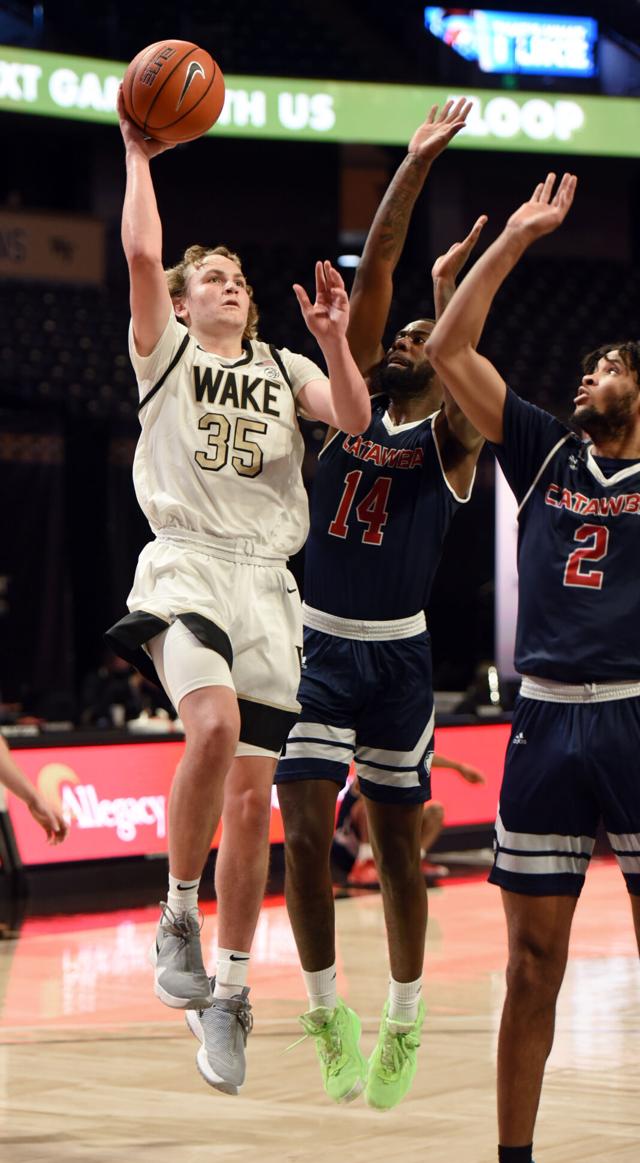 The debut for Wake Forest's Carter Whitt and his fast transition to ...