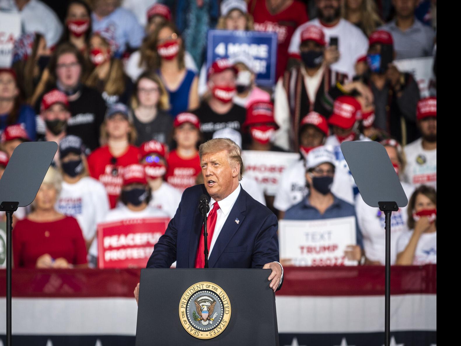 Thousands Turn Out To See President Trump In Winston Salem Local News Journalnow Com