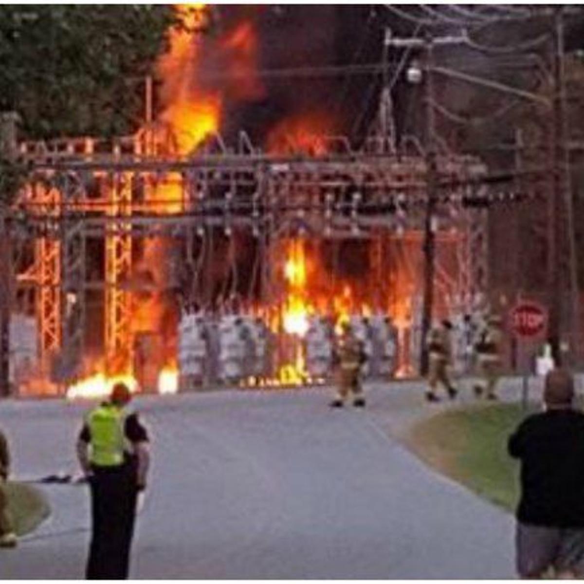 Fire At Substation Causes Power Outages In Winston Salem Local News Journalnow Com