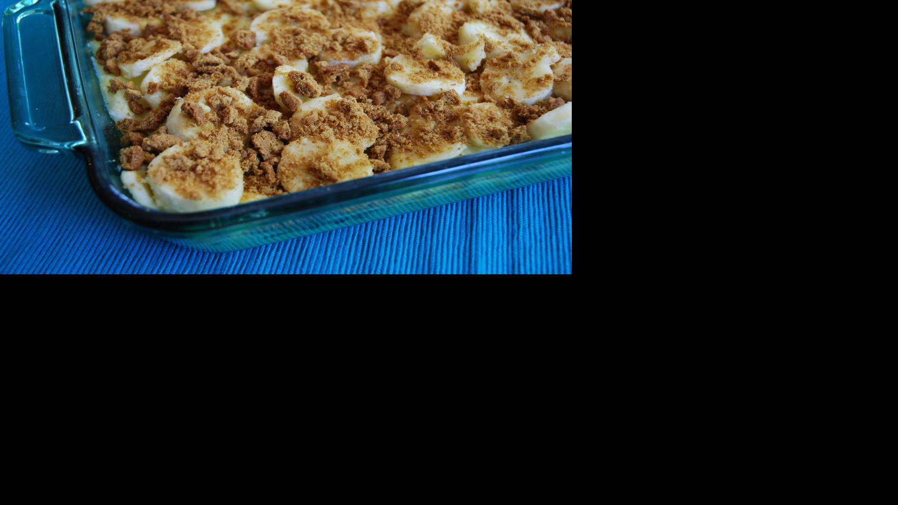 Kitchen Scoop Banana Pudding made with ginger snaps Food