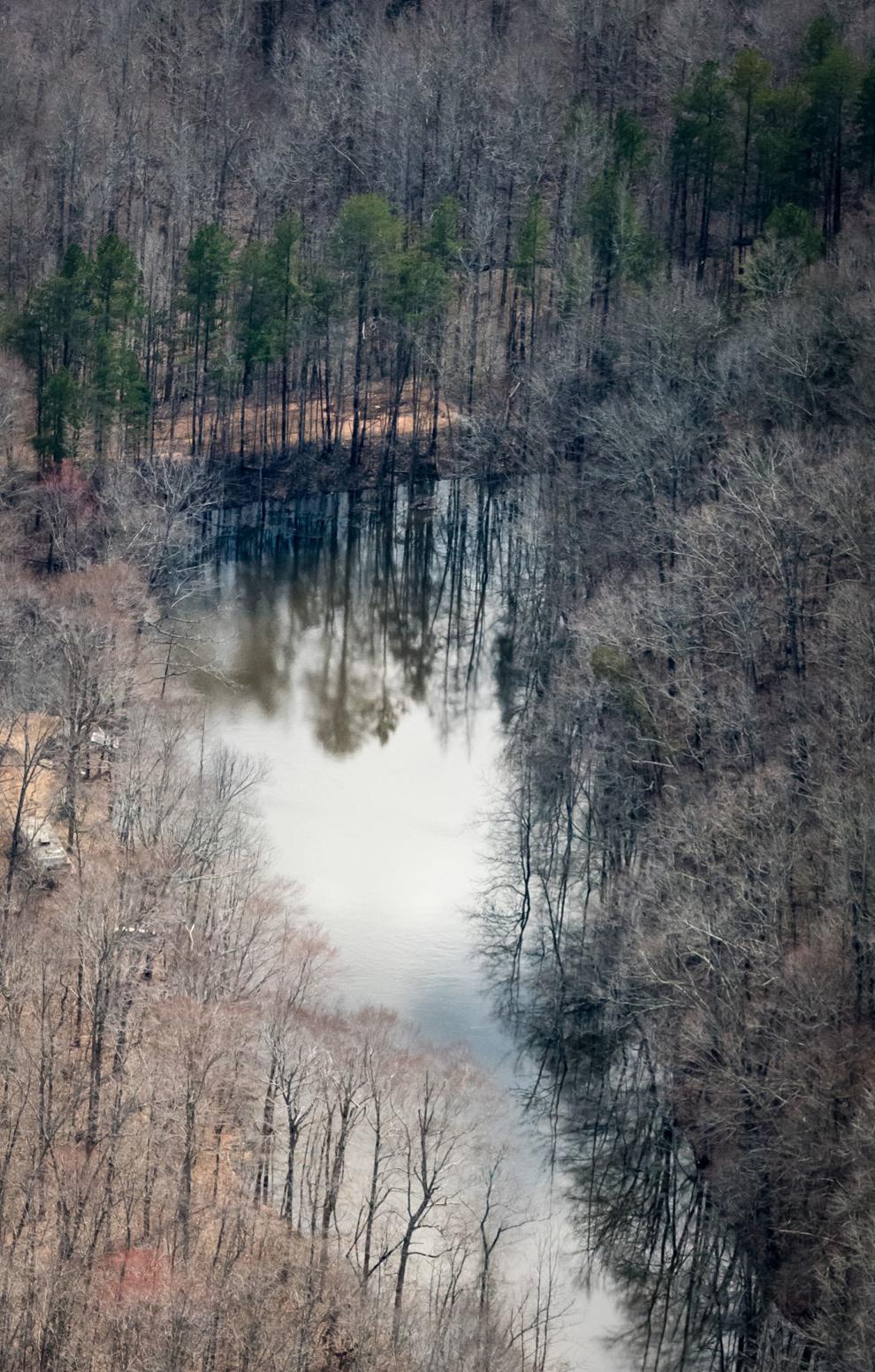 Photos Aerial view of Yadkin River for Creek Week