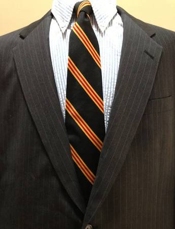 hart schaffner marx pinstripe suit