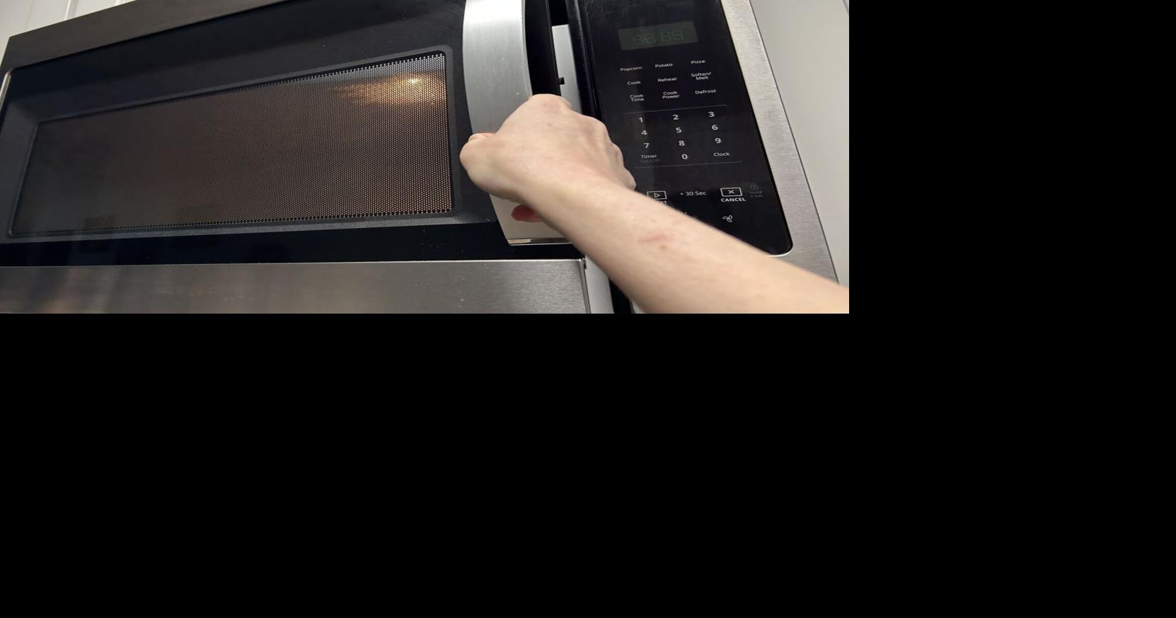 Ask SAM Is opening my microwave door before it's finished dangerous?