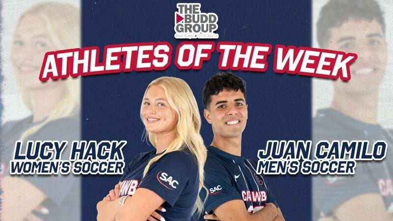 Hack and Camilo Earn Catawba Athletics Budd Group Athletes of the Week
