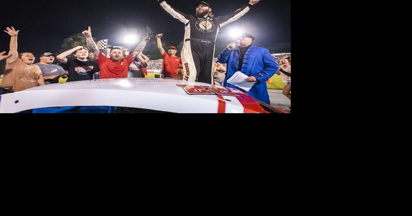 Jonathan Brown wins the long-awaited opener in the Modified Division at ...