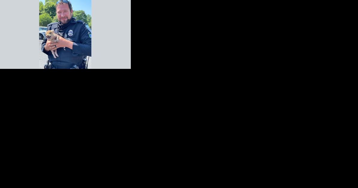 North Carolina police officer brings home the Bacon literally