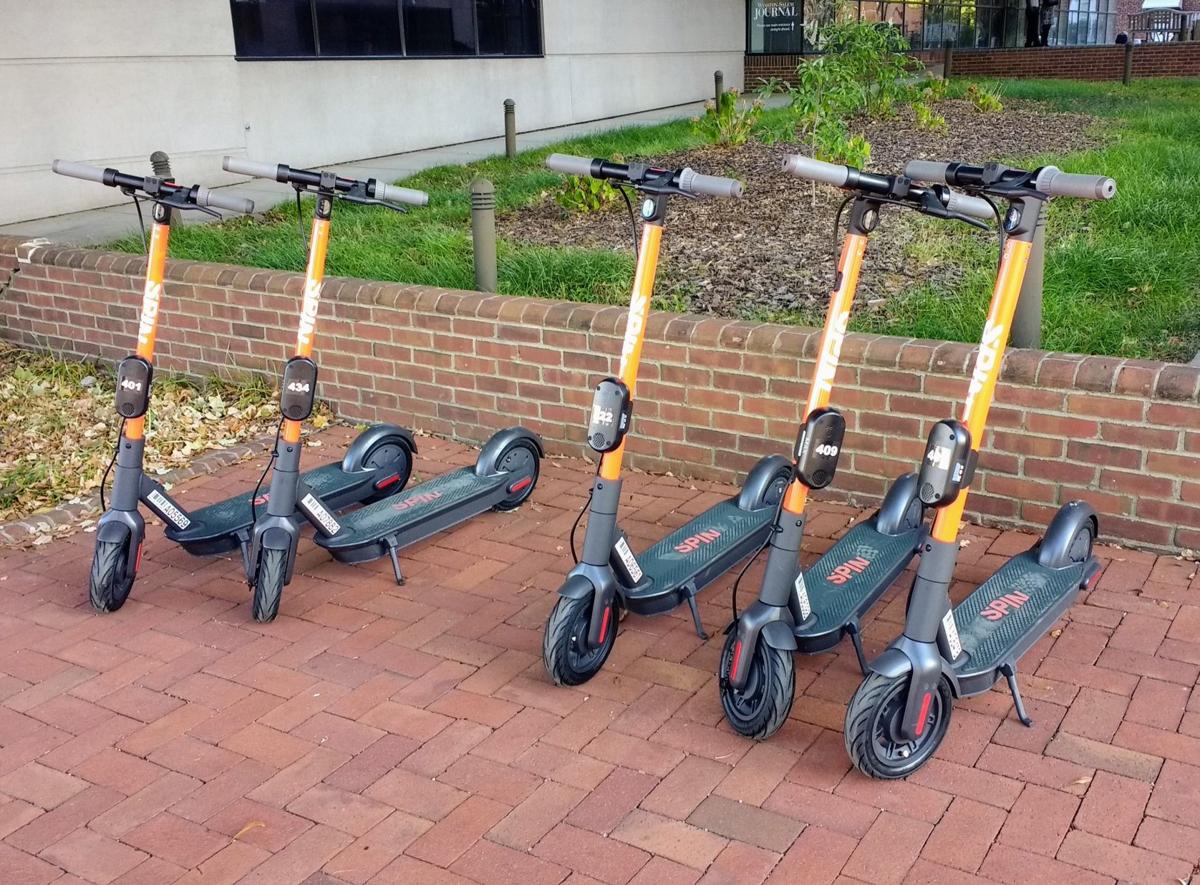Spin scooters