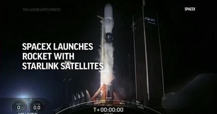 SpaceX launches rocket with Starlink satellites