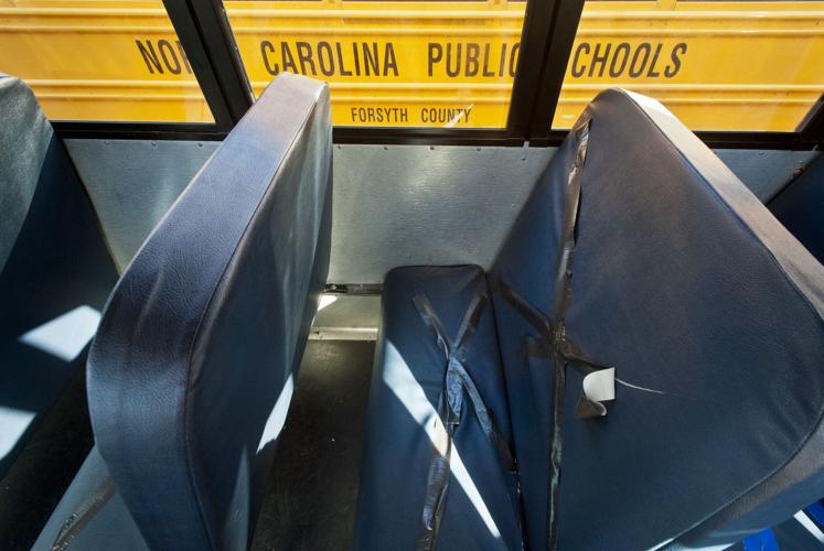 Seats slashed in 17 WinstonSalem/Forsyth school buses causing 50,000 damage
