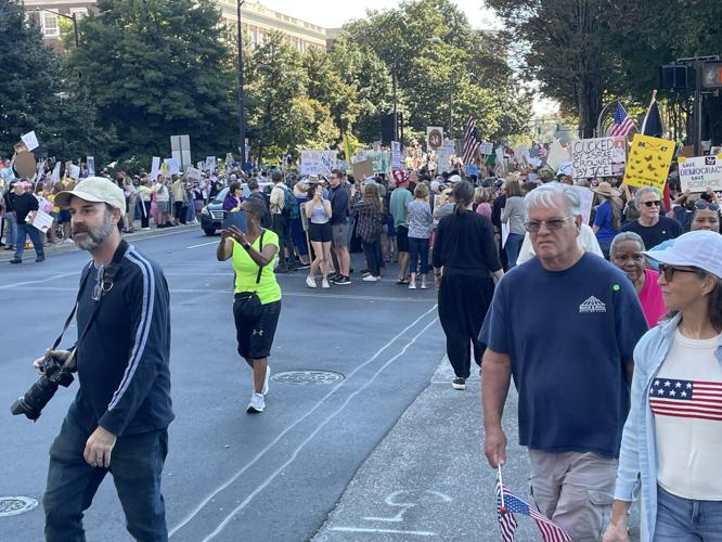 No Kings protest held in Winston-Salem NC