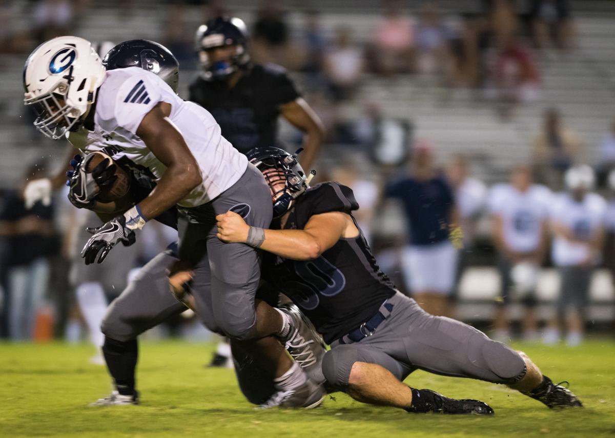 Martin needed just 12 seconds to score East Forsyth's first touchdown as Eagles cruise. The