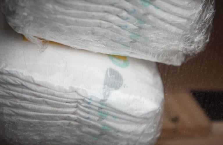 Nearly 60,000 diapers likely damaged in the fire at the Winston Weaver