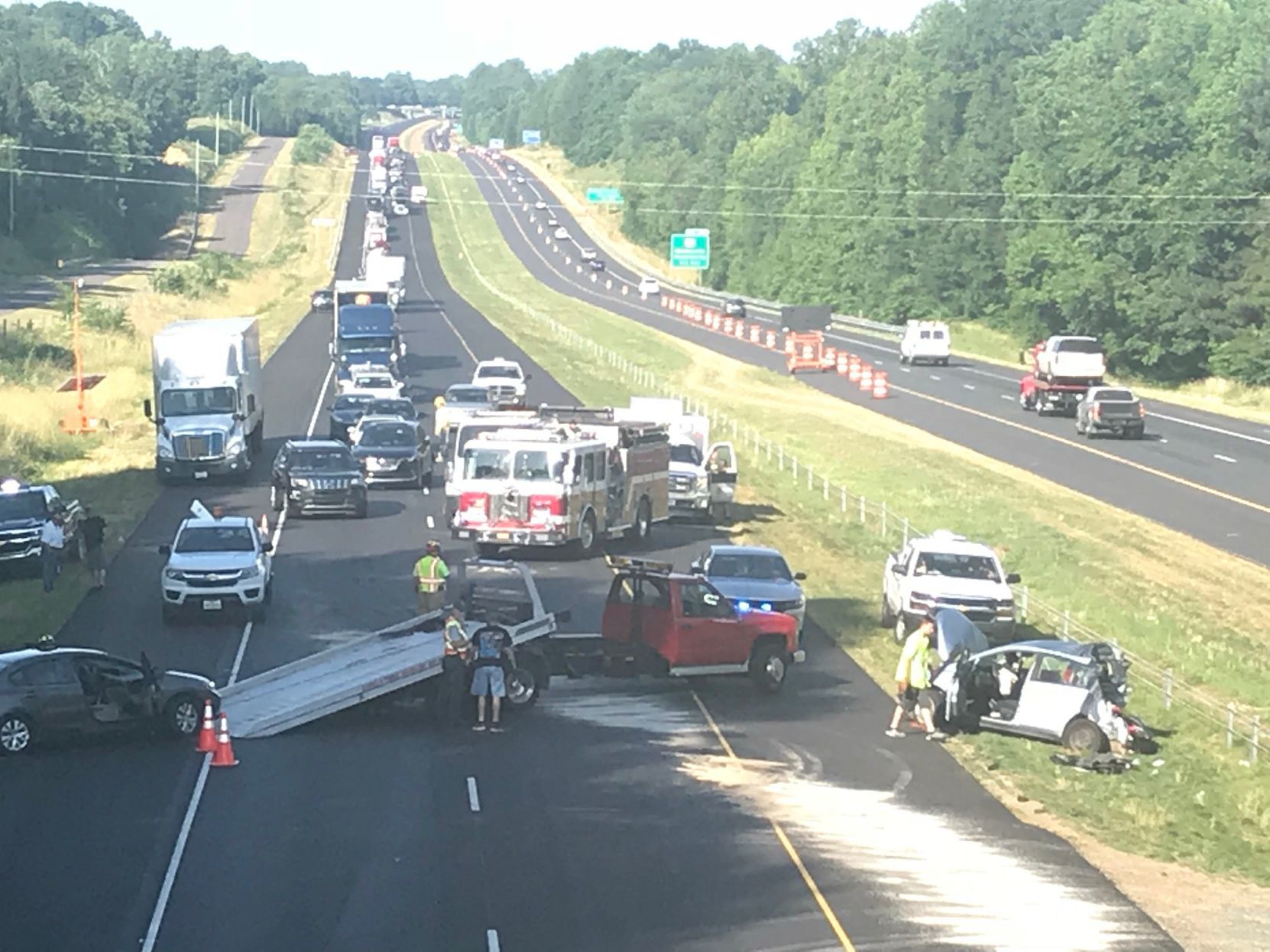 1 Person Dead In Friday Morning Crash That Shut Down I 40 In Davie   5b23b81863a33.image 