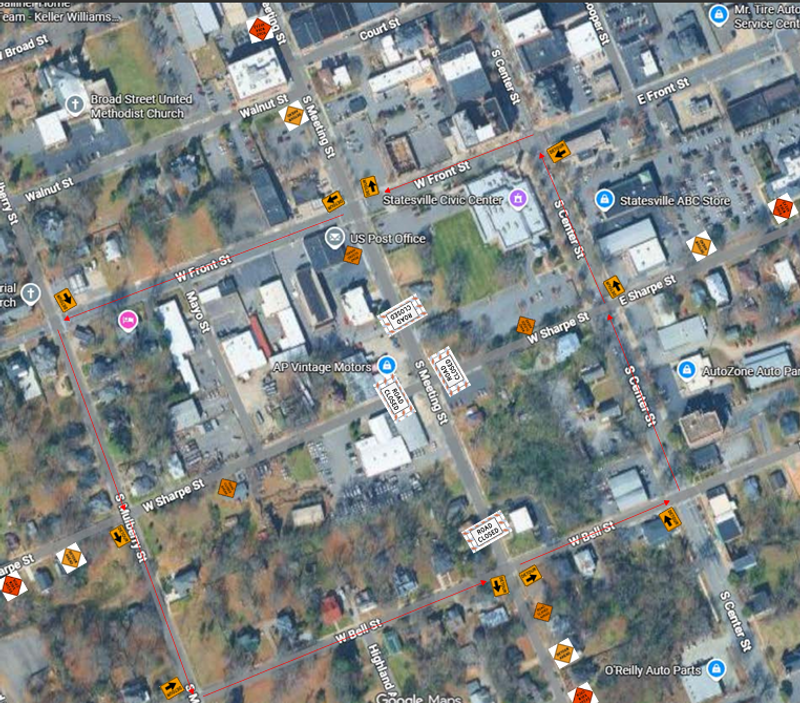 Road Closure: S. Meeting Street and W. Sharpe Street Intersection