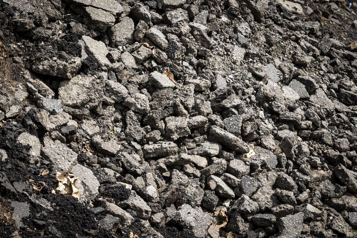 Recycled asphalt being used on Reynolda Road is among ...