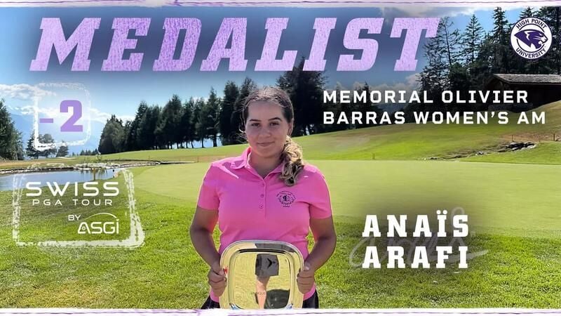 Arafi Wins Swiss PGA Tour Women’s Am Medalist for Spot at DP World Tour
